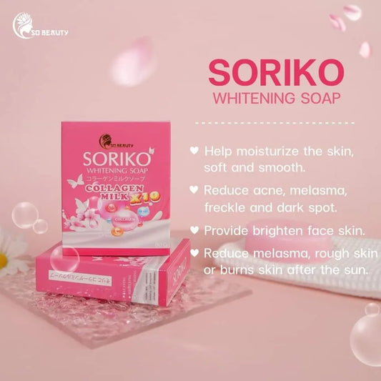 Soriko Whitening Collagen Soap 80g