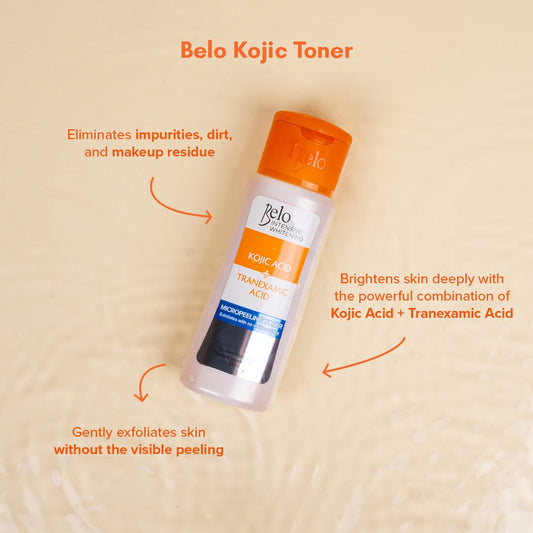 Belo Intensive Whitening Kojic Acid + Tranexamic Acid Micropeeling Toner (Choose a Size)