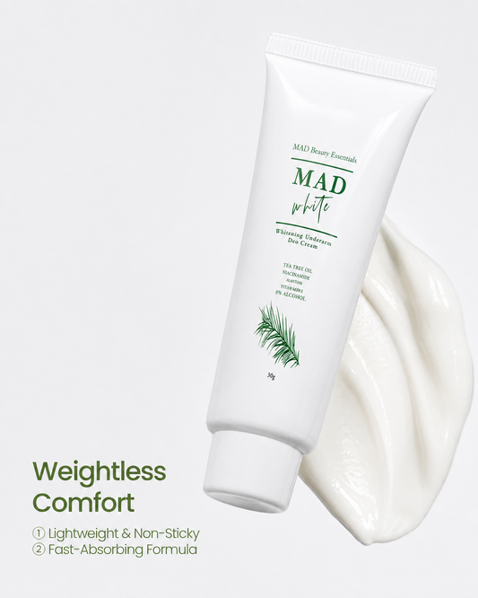 MAD White Whitening Underarm Deo Cream 30g