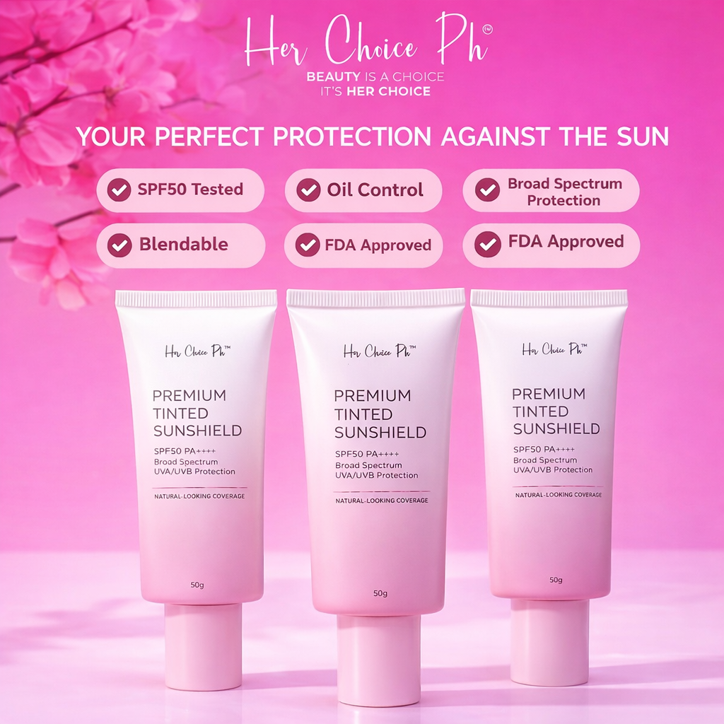 Her Choice PH Premium Tinted Sunscreen 50g