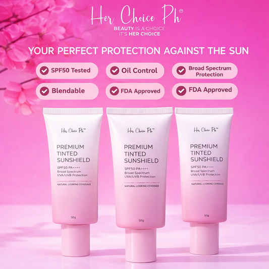 Her Choice PH Premium Tinted Sunscreen 50g