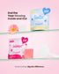 Luna Aura Hope Glow Gentle White Face & Body Soap (50g x 3 Bars)