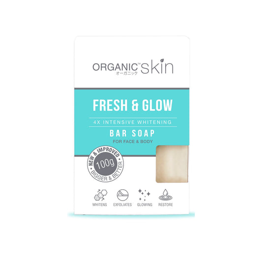 Organic Skin Japan 4x Whitening Soap with Kojic + Vitamin C (100g)