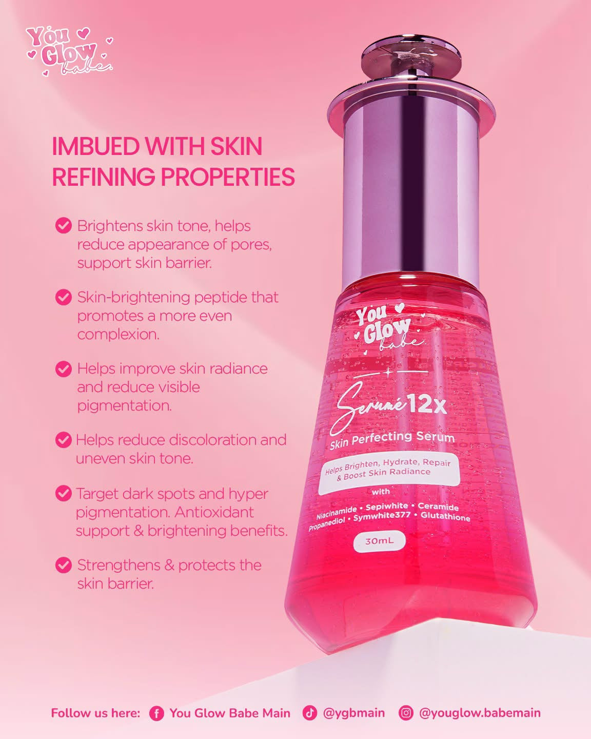 You Glow Babe Serume 12X Skin Perfecting Serum 30ml