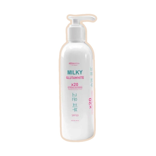 Keisha White Milky Gluta White Premium Lotion SPF50 250ml