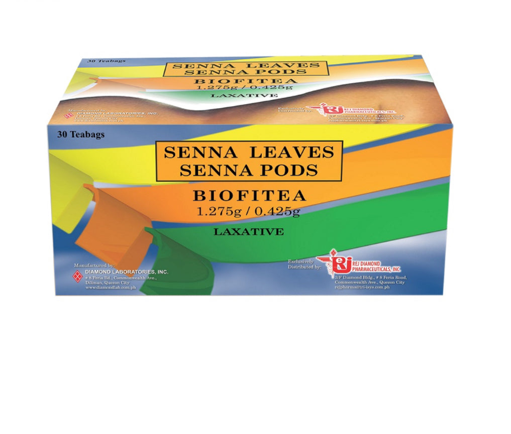 Biofitea Herbal Slimming Tea with Senna Leaves and Pods (30 Teabags ...