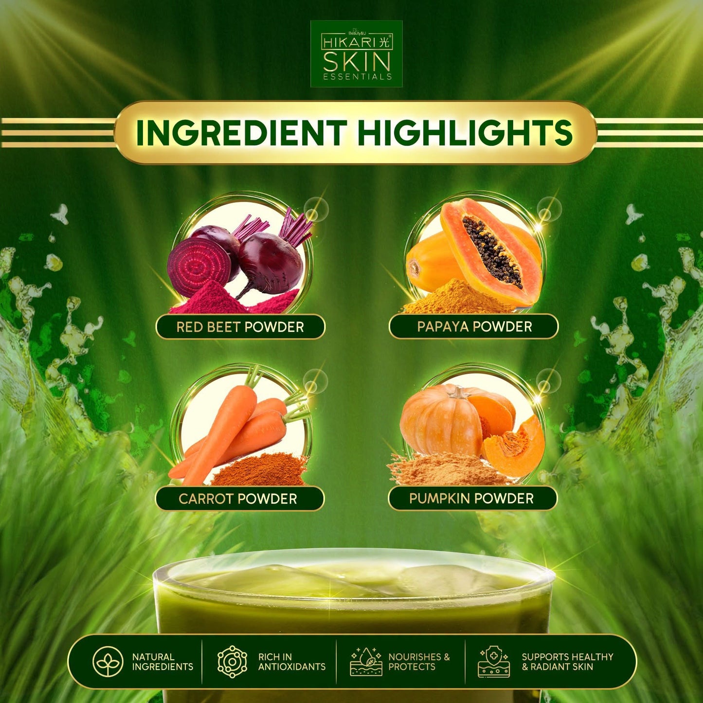 Hikari Skin Essentials Pure Barley Plus 10s