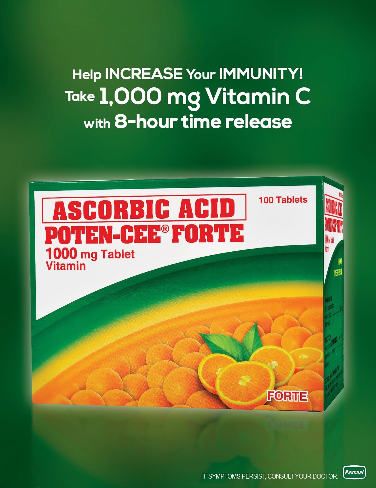 Poten-Cee Forte Vitamin C 1000mg 30 Tablets