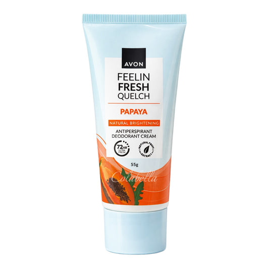 Avon Feelin’ Fresh Natural Brightening Papaya Anti-Perspirant Deodorant Cream 55g
