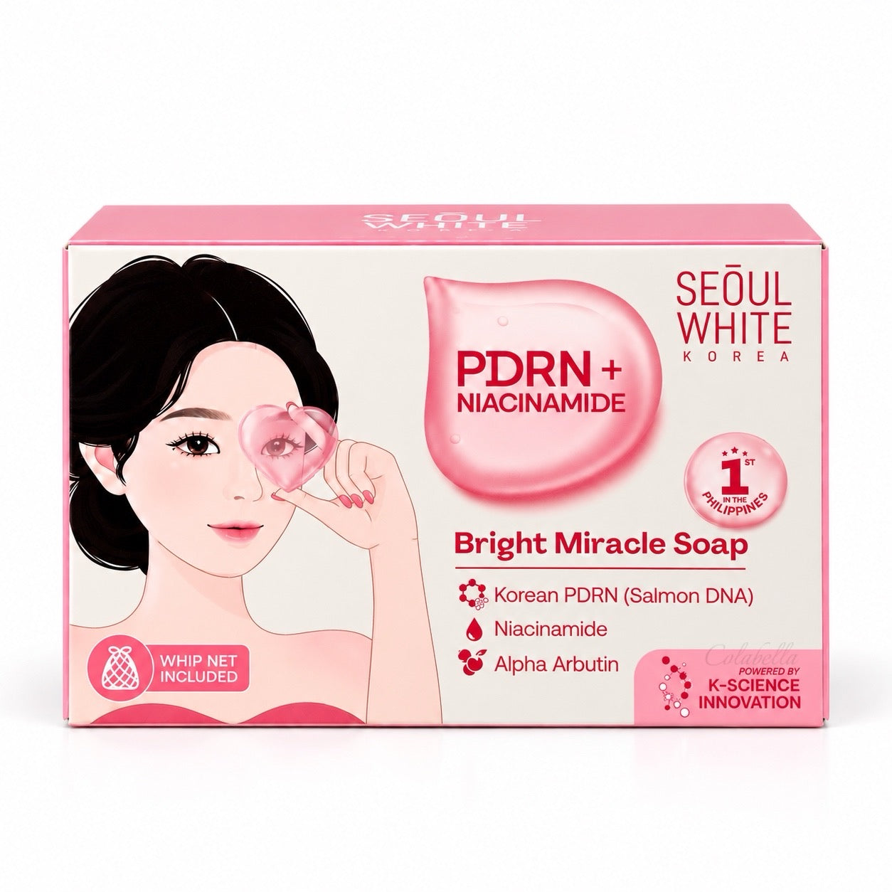 Seoul White Korea PDRN + Niacinamide Bright Miracle Soap 90g
