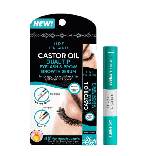Luxe Organix Castor Oil Eyelash & Brow Growth Serum 12ml