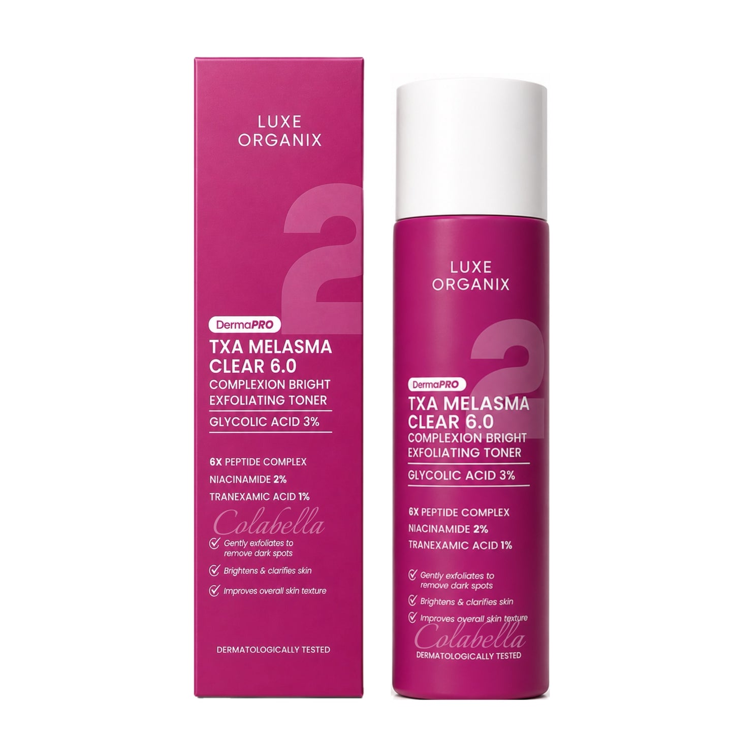 Luxe Organix TXA Melasma Clear Complexion Bright Toner 150ml