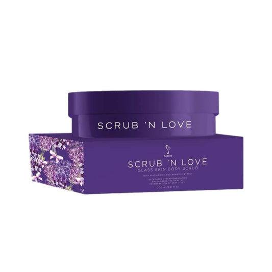 Saskin Scrub N Love Glass Skin Body Scrub 200ml