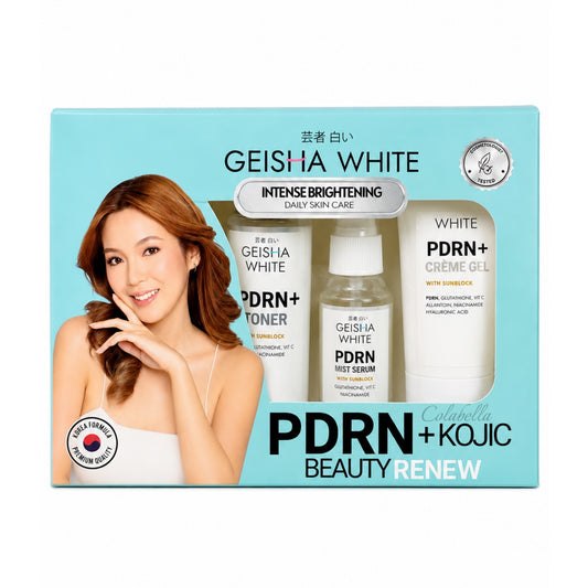 Geisha White Intense Brightening PDRN + Kojic Beauty Renew Kit
