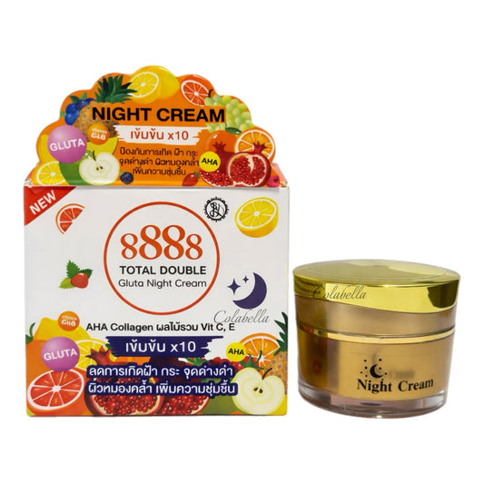 8888 Total Double Gluta Night Cream 15g