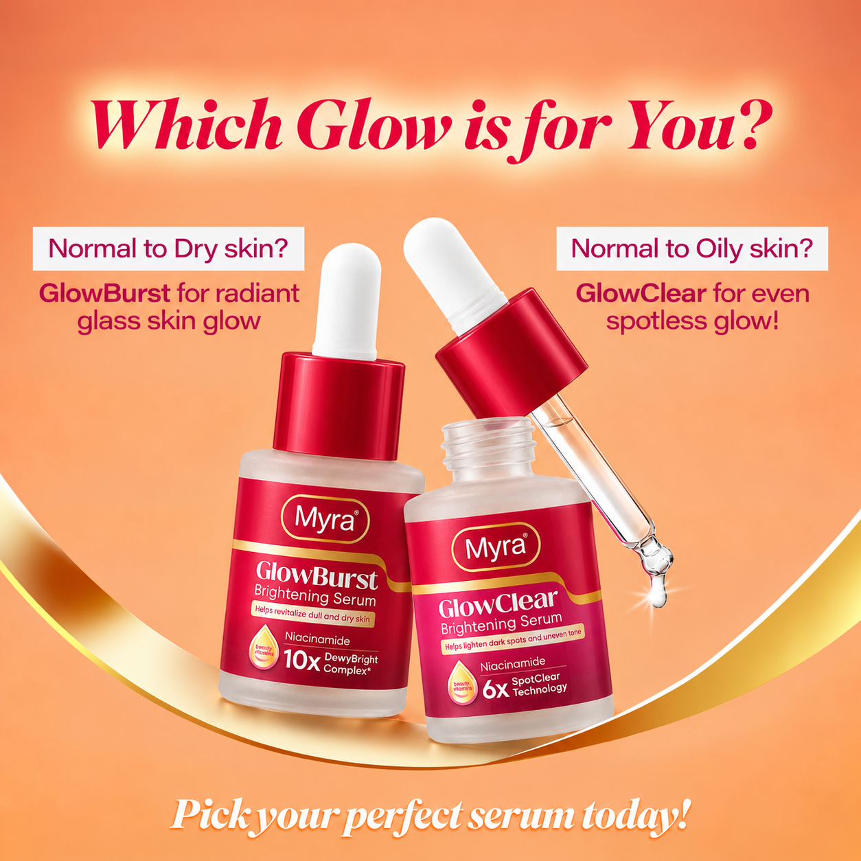 Myra GlowClear Brightening Serum 30ml