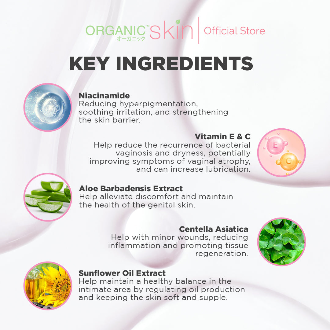 Organic Skin Japan Intensive Lightening Bikini White Intimate Spray 60ml