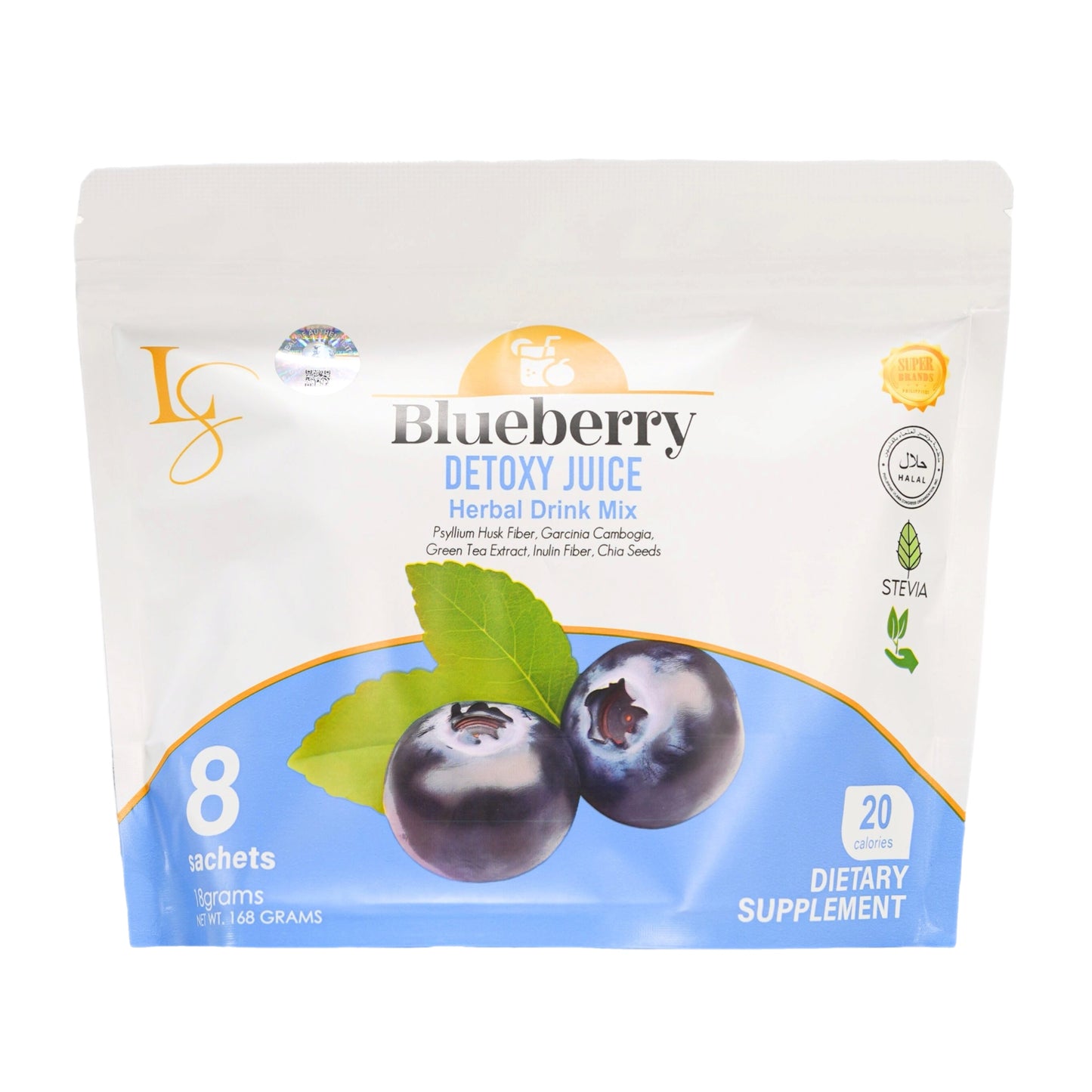Luxe Slim Blueberry Detoxy Juice 8s