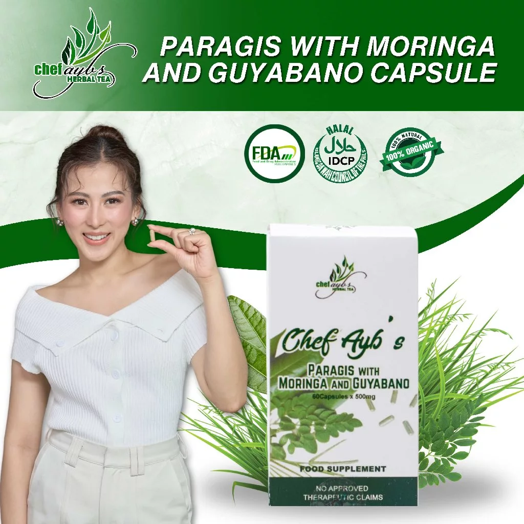 Chef Ayb’s Paragis with Moringa and Guyabano 60 Caps