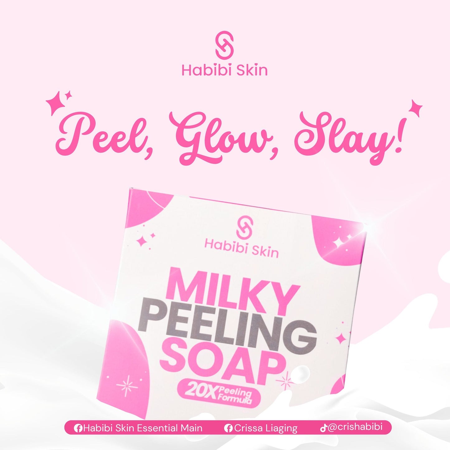 Habibi Skin Milky Peeling Soap 50g (No Box; Sold Per Piece)