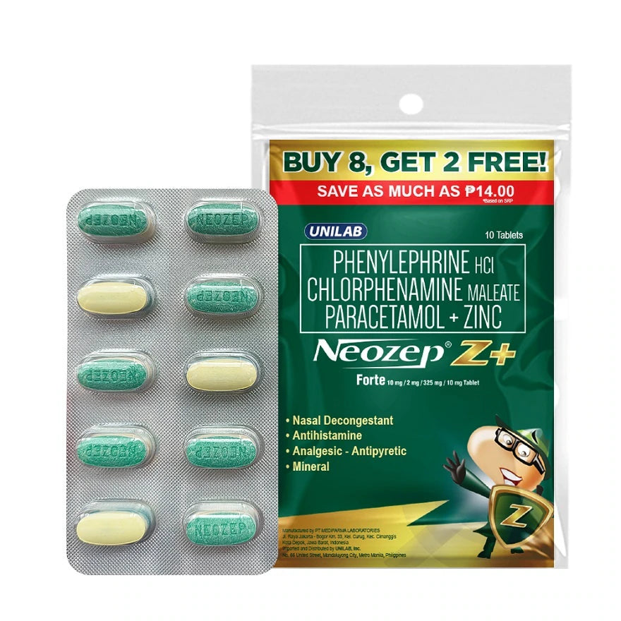 NEOZEP Z+ 10 Capsules – Colabella