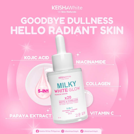 Keisha White Milky White Glow Premium Serum 30ml