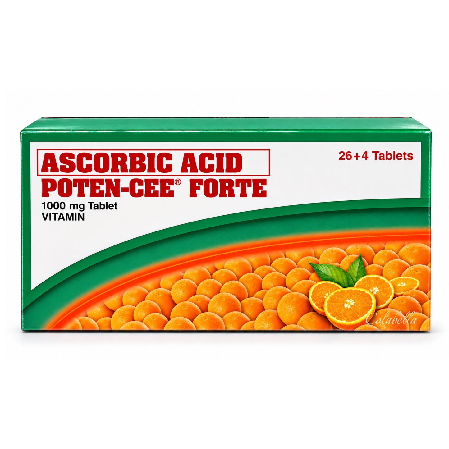 Poten-Cee Forte Vitamin C 1000mg 30 Tablets