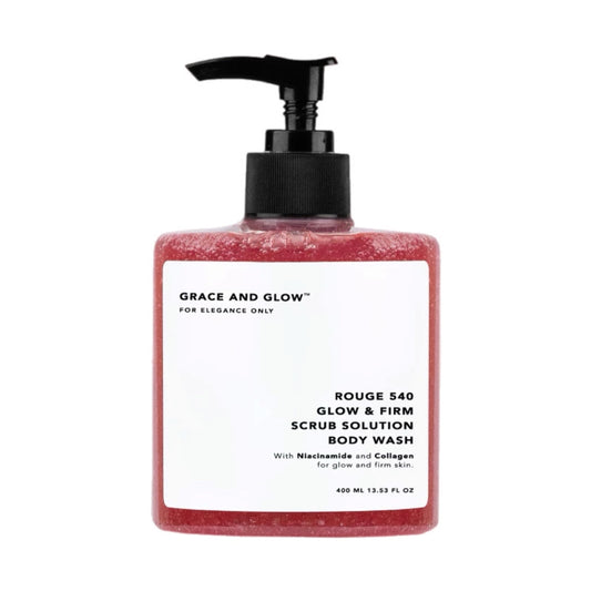 Grace And Glow Rouge540 Scrub Solution Body Wash (Niacinamide and Collagen) 400ml