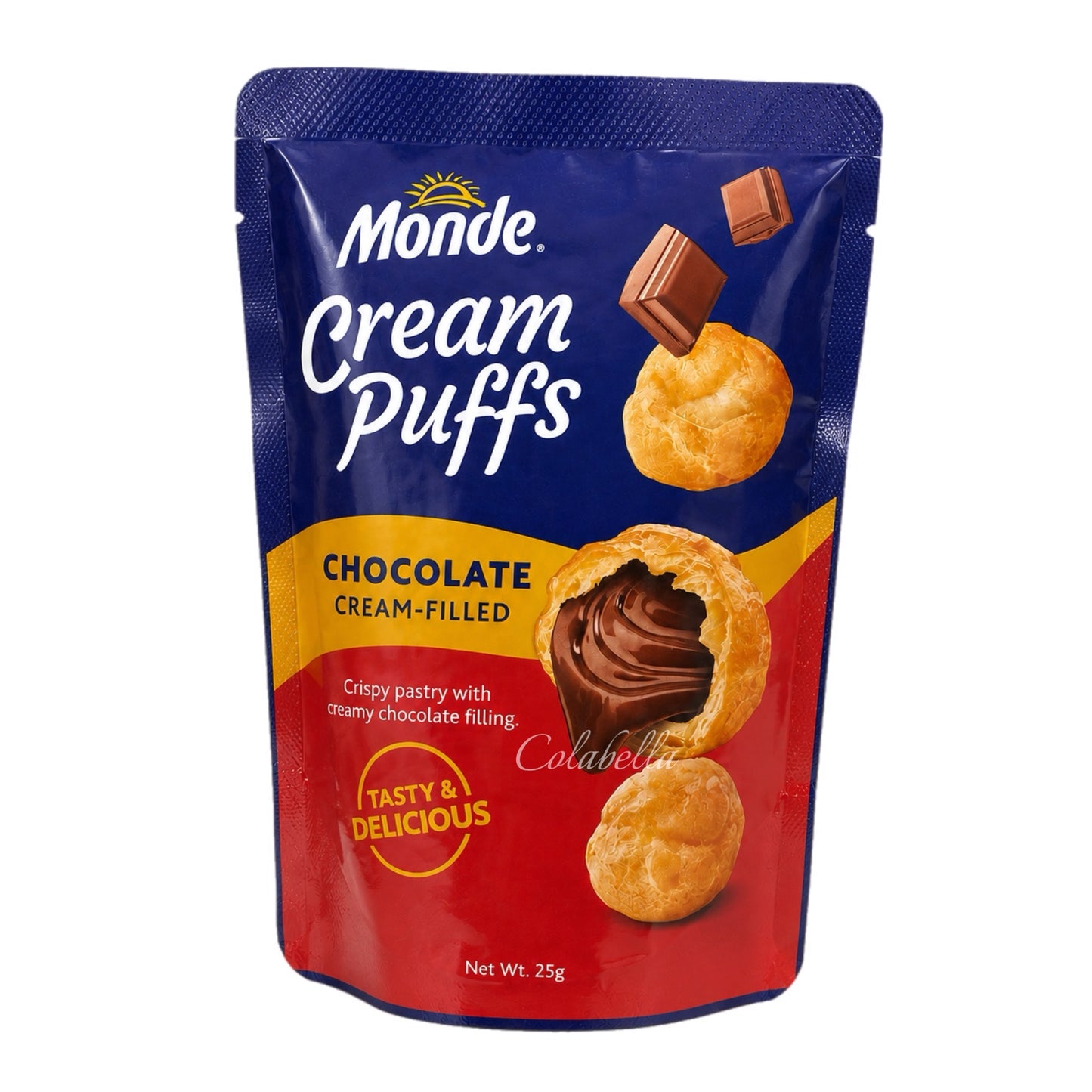 Monde Special Cream Puffs Chocolate Cream-Filled 25g