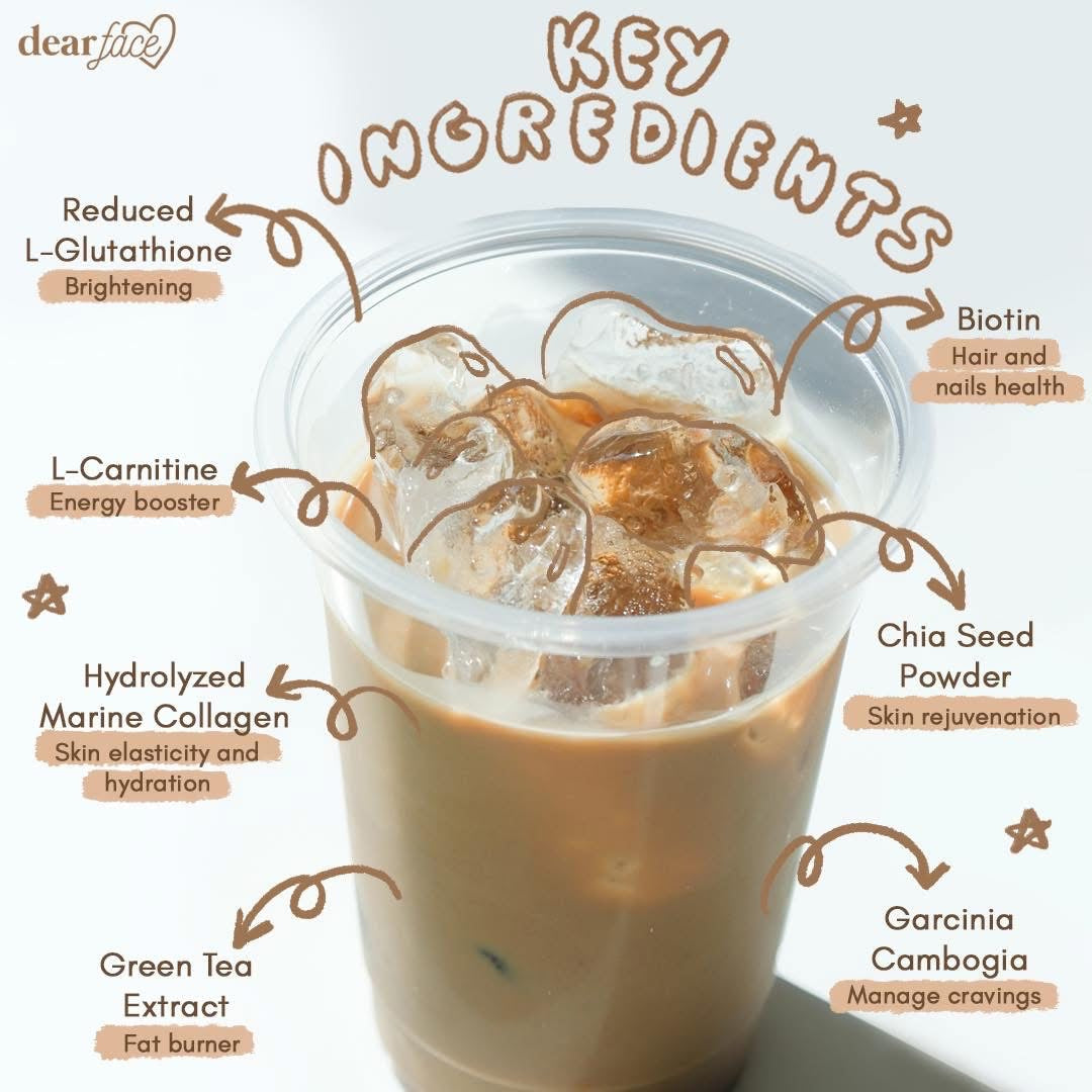 Dear Face Coffee Bean Drink 10s