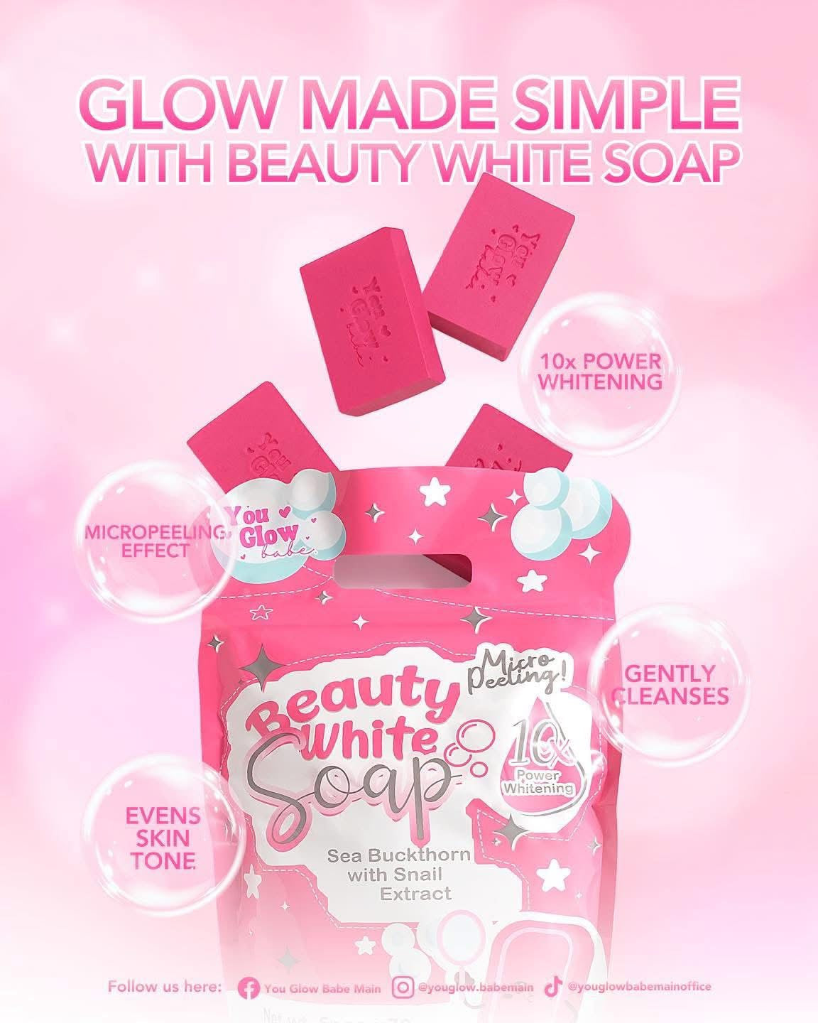 You Glow Babe Beauty White Soap 70g x 5