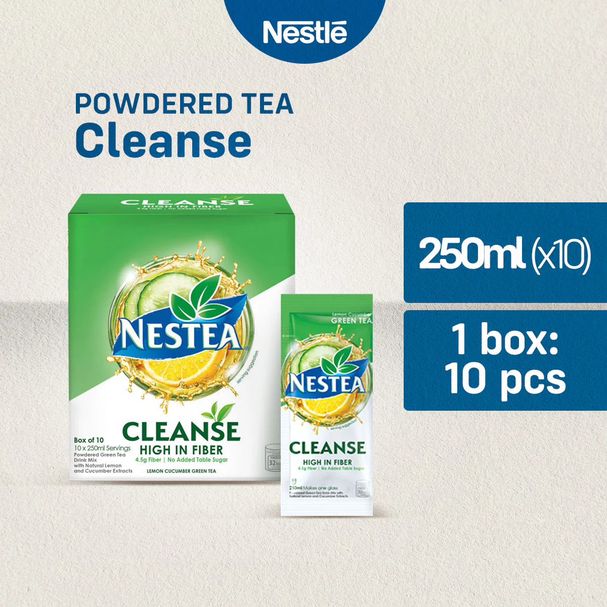 Nestea Cleanse Powdered Tea 10sachets