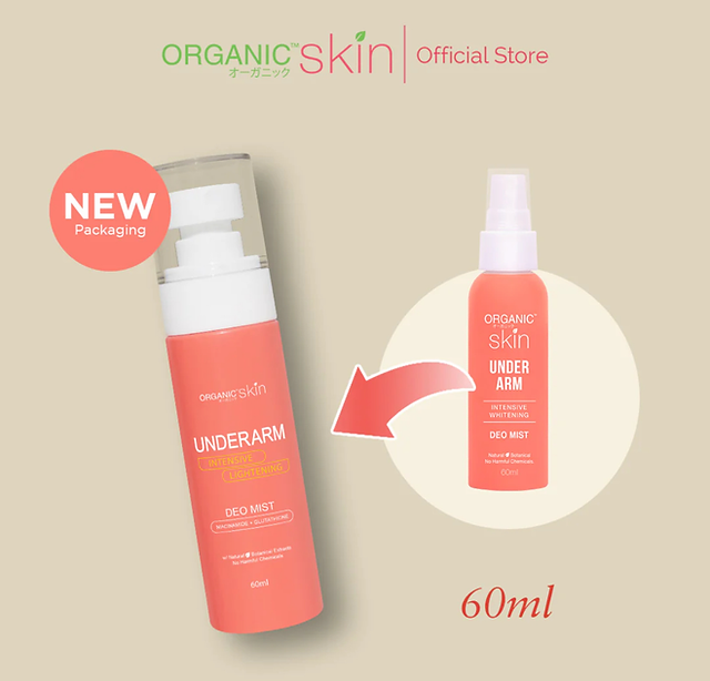 Organic Skin Japan Intensive Whitening Underarm Deo Mist Deodorant Spray (60ml)