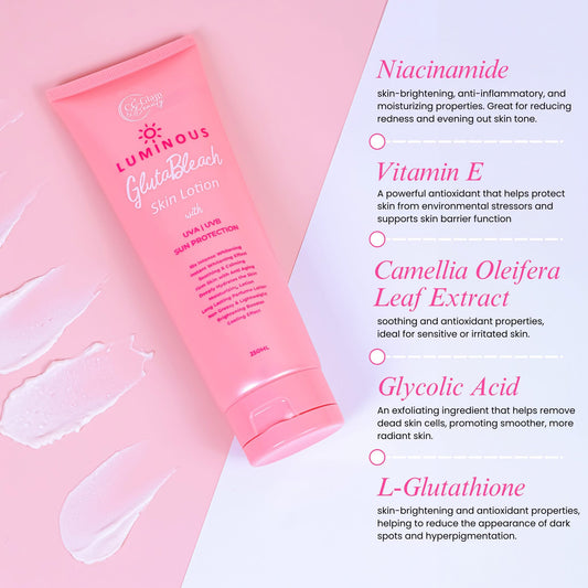 Cris Cosmetics Glam Luminous GlutaBleach Skin Lotion 250ml
