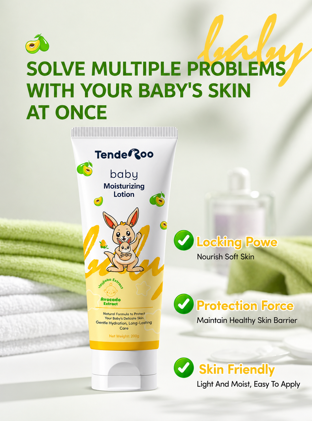 TendeRoo Baby Moisturizing Lotion 200ml