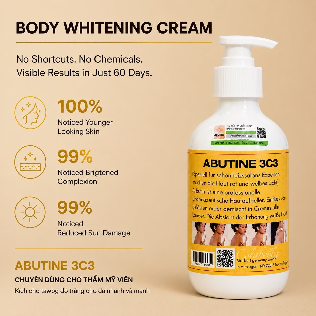 Abutine 3C3 with Pump 250ml