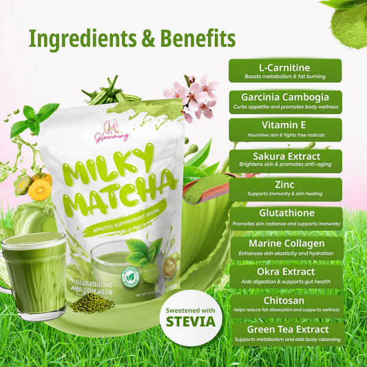 Glowming Milky Matcha Drink by Cris Cosmetics 10s