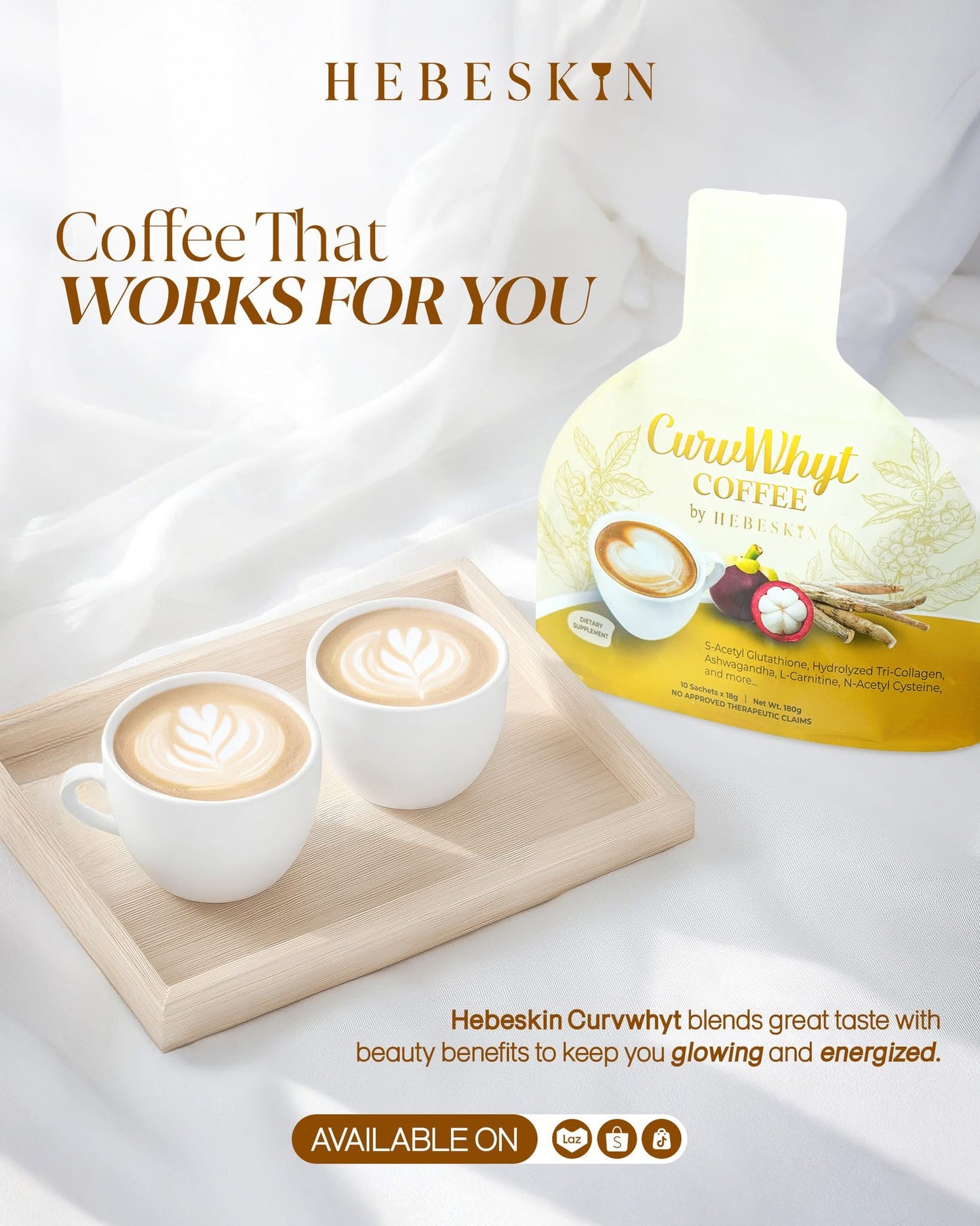 Hebeskin CurvWhyt Coffee 10s