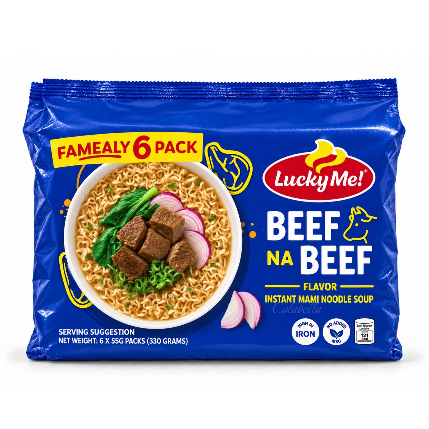 Lucky Me Beef Noodles 6s
