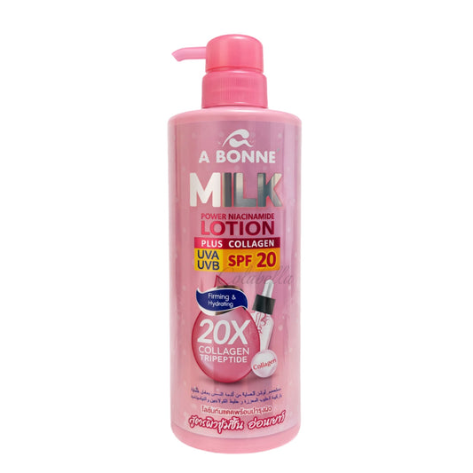 A Bonne’ Milk Power Niacinamide Lotion
Plus Collagen SPF20 (Firming and Hydrating)