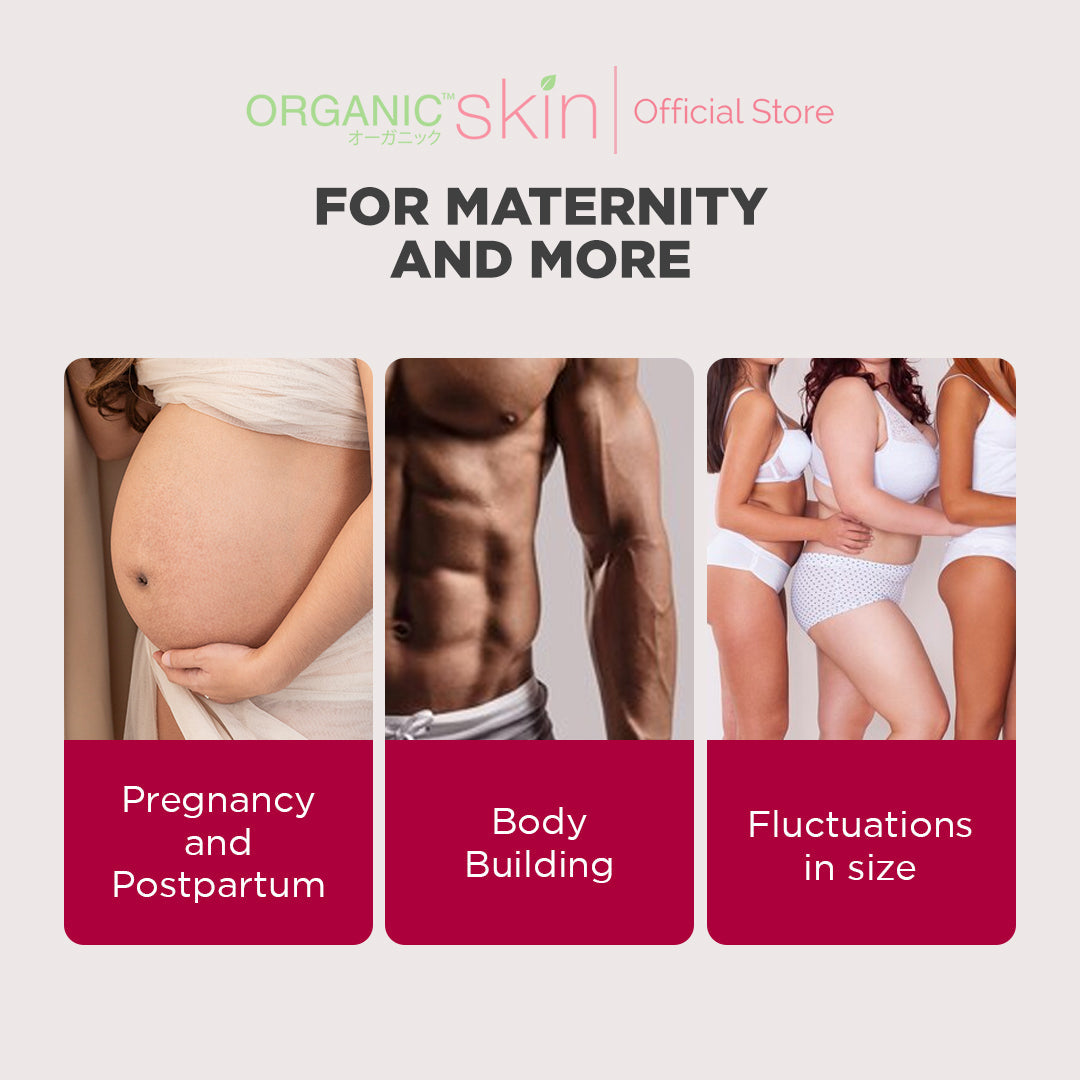 Organic Skin Japan Intimate Belly Butter for Stretch Marks Balm with Vitamin E & Collagen 100ml