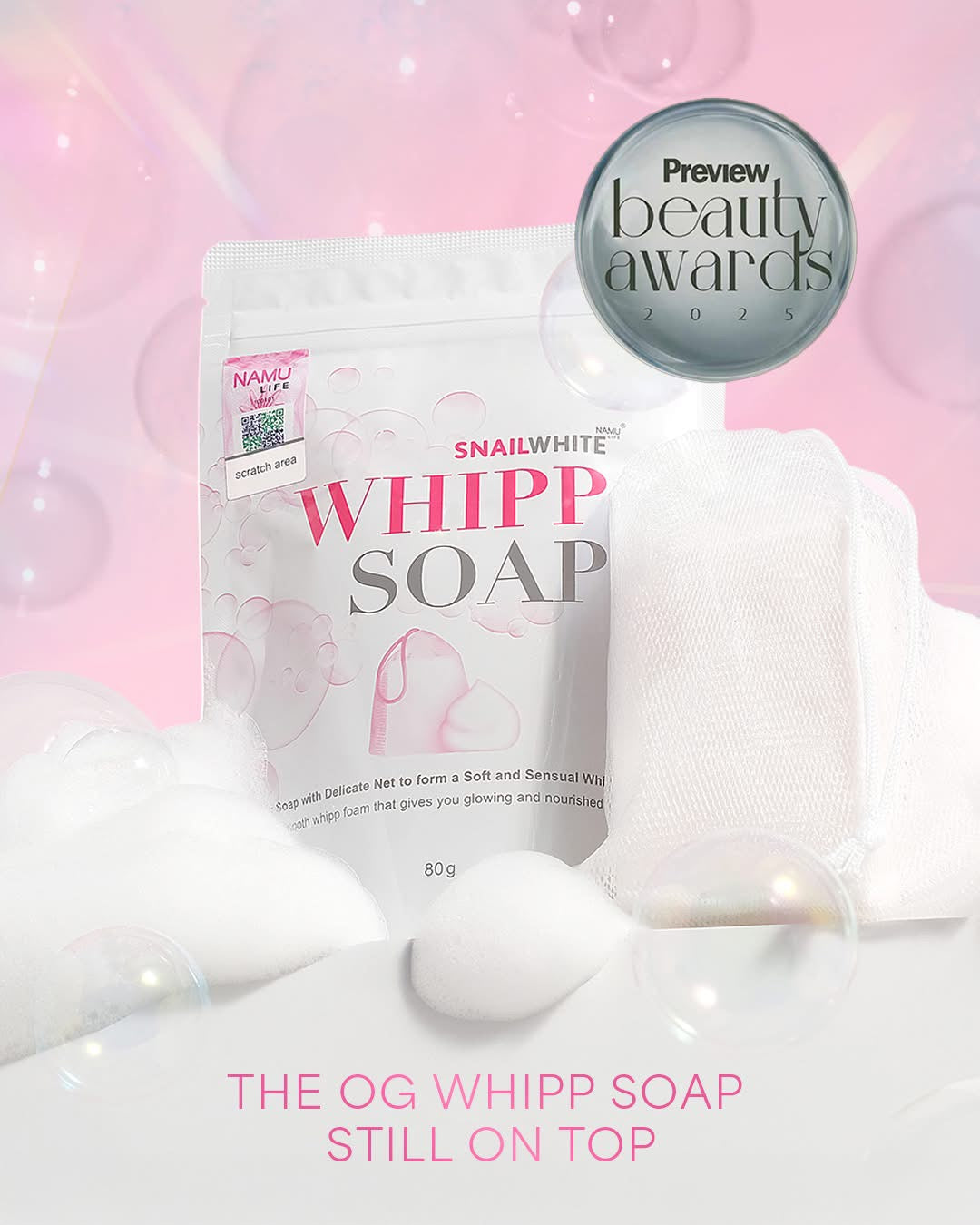 SNAILWHITE Whipp Soap by Namu Life 80g