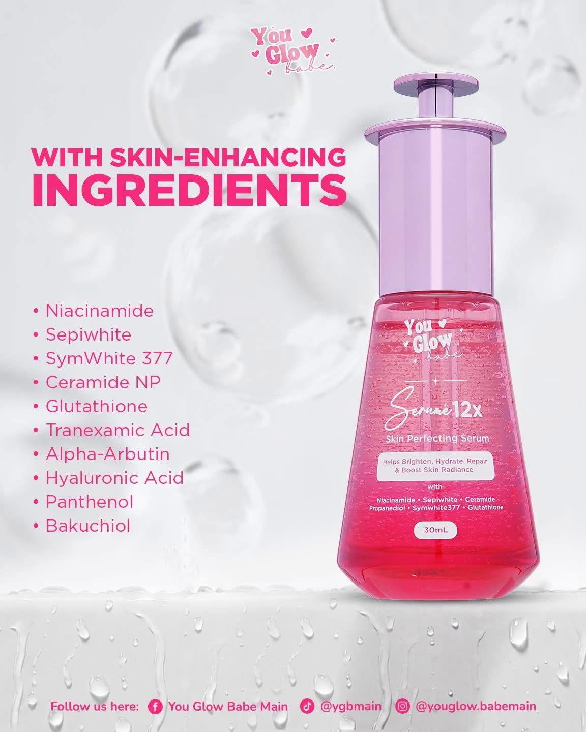 You Glow Babe Serume 12X Skin Perfecting Serum 30ml