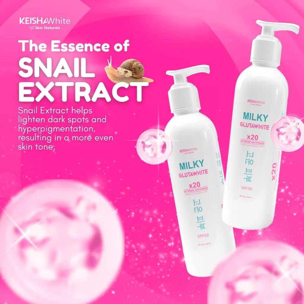 Keisha White Milky Gluta White Premium Lotion SPF50 250ml
