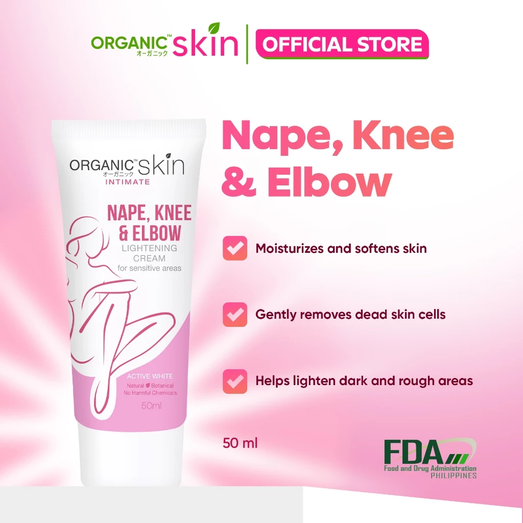 Organic Skin Japan Nape, Knee & Elbow Lightening Cream 50ml
