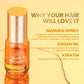 Luxe Organic Soft & Nourish Serum Hair Oil Argan Oil + Keratin + Manuka Honey Damage Repair 60ml