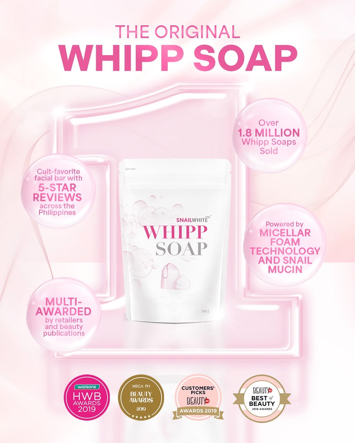 SNAILWHITE Whipp Soap by Namu Life 80g
