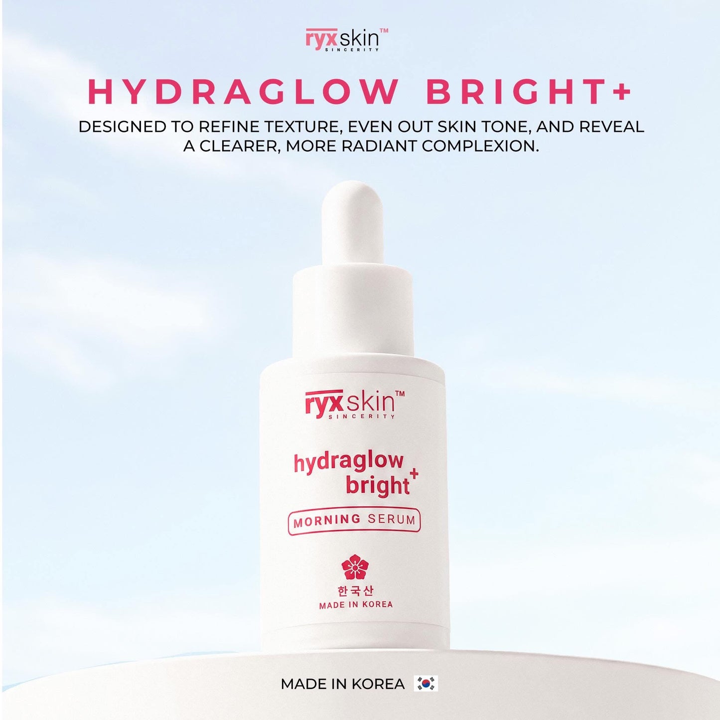 RYX Skin Hydraglow Bright+ Morning Serum 30ml