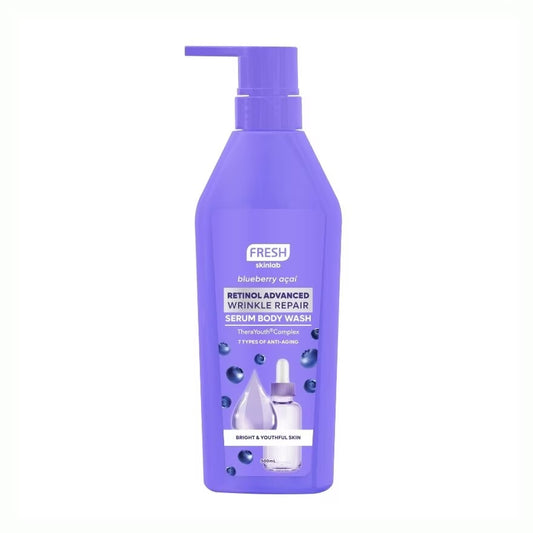 Fresh Skinlab Blueberry Acai Retinol Advanced Wrinkle Repair Serum Bodywash 500ml