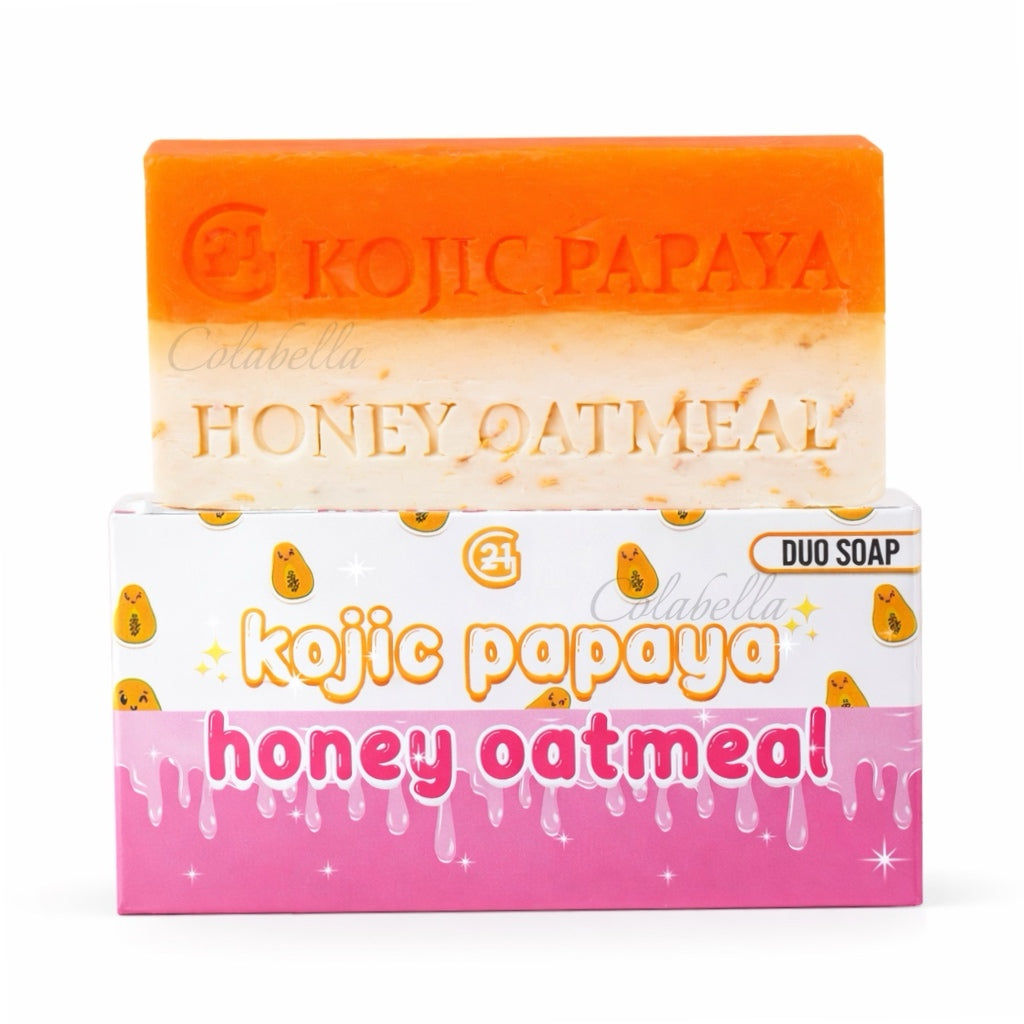G21 Kojic Papaya Honey Oatmeal Duo Soap 150g